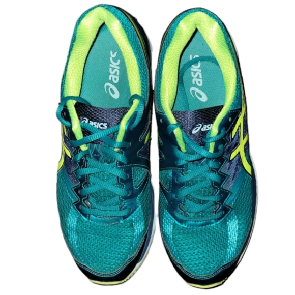 ASICS Shoes GEL GT-2000 4 Womens Size 8.5 Green Neon Running Sneaker T656N - Picture 3 of 11